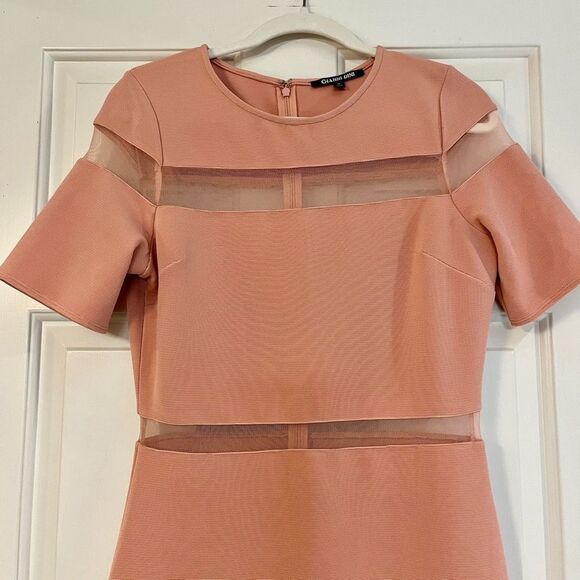 Gianna Bini Jamie Guava Globe Trotter Midi Dress Medium - Picture 2 of 10